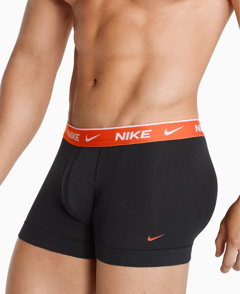 BOXER NIKE TRUNK IN CONFEZIONE DA DUE 0000KE1085F4N | fronte indossato | Salotto shop